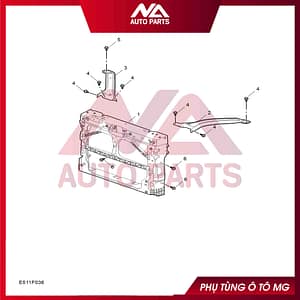 KHUNG XƯƠNG ĐỠ GIÀN NÓNG KÉT NƯỚC MG HS 2023 10664395 PHỤ TÙNG Ô TÔ MG