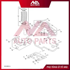 CHỤP BỤI GIẢM SÓC TRƯỚC HS RX5 MÃ 10401261