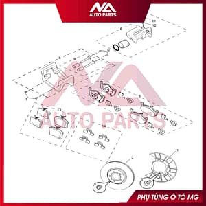 MÁ PHANH SAU HS 10332331/10331510/10405527